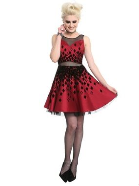 DC Comics Limited Edition Collection by Hot Topic Harley Quinn Formal Dress